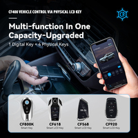 Clé de voiture intelligente Kaifute CF400 à 5 boutons, clé numérique mobile, contrôle du véhicule par application, entrée sans clé, écran tactile, universelle, vente en gros ODM