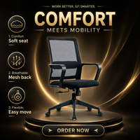 Vente en gros de chaises de bureau administratives ergonomiques et confortables, style design contemporain, sièges de direction à hauteur réglable en maille