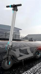 Trottinette Électrique <span class=keywords><strong>Pliable</strong></span> en Alliage d'Aluminium Argentée avec Batterie au Lithium 10 Pouces et Deux Roues, Vélo d'Équilibre - Product Image 6