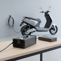 Chargeur de batterie Lipo KC C1500 OLED Display pour scooter électrique 84V15A au plomb avec QC4.0 + charge rapide certifié CE