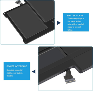 A1405 Batterie d'ordinateur portable pour 13 pouces A1466 (mi 2012 2013, début 2014, début 2015,2017) A1369 (fin 2010, mi 2011) A1496 A1405 A1377 - Product Image 3