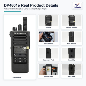 Radio Bidireccional Digital <span class=keywords><strong>Motorola</strong></span> DP4601e Original, VHF 5W o UHF 4W, Pantalla a Color, IP68, <span class=keywords><strong>para</strong></span> Almacenes, Logística, Kit de Suministro - Product Image 3