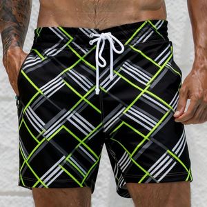 Pantalones de Playa para Hombre, Diseño Personalizado al por Mayor, Elásticos en 4 Direcciones, Transpirables, Tallas Grandes, Secado Rápido, Shorts para Natación y Surf - Product Image 1