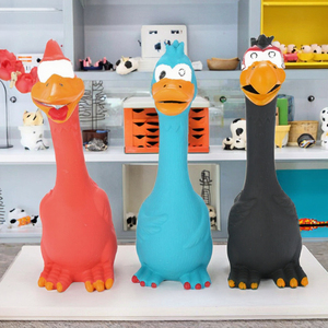 Sıcak Fırsat Karikatür Lateks Çığlık Atan Tavuk Sesli Orta Boy Köpek Çiğneme Oyuncağı - Dış Mekan Kullanımı İçin En İyi Evcil Hayvan Oyuncağı - Product Image 3