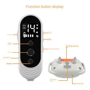Самозарядный водонепроницаемый дрессировщик для собак с дистанционным управлением электрошокер для коры дрессировщик для собак - Product Image 5