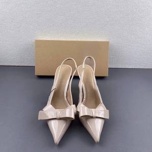 Chaussure Femme Talon Bow New Fashion on Fashion Sexy Mules Shoes Stiletto <b>Heels</b> for Ladies - Product Image 4