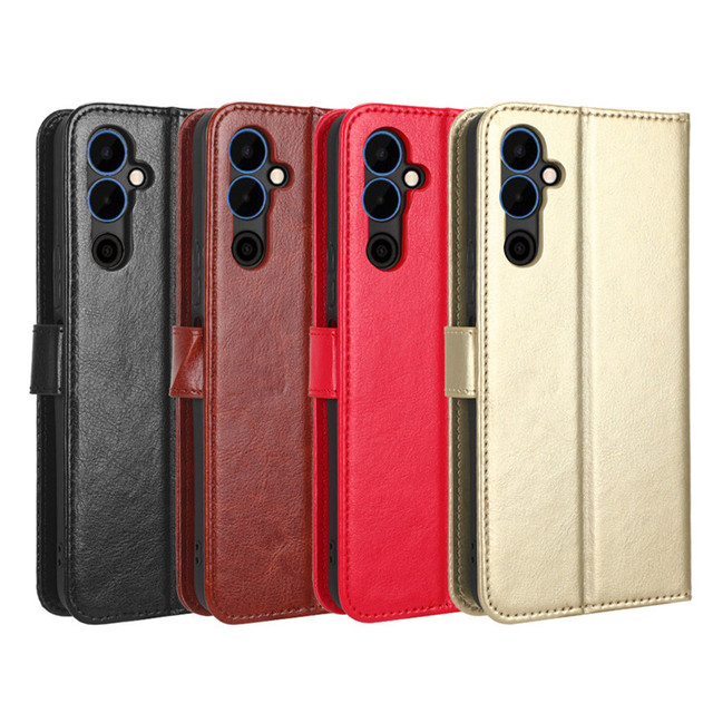 Leather Case for Tecno Pova Noe 2 Magnetic Back Flip Case for Pova Neo 2 Wallet Case Card Slots Holder Cover