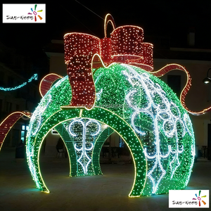 Boule de Noël LED géante lumineuse pour extérieur, éclairage d'événements extérieurs - Product Image 3