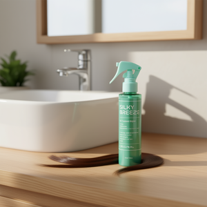Tratamiento Capilar Sin Enjuague Silky Breeze con Fórmula de Queratina Sin Enjuague 150ml para Todo Tipo de Cabello, Reparación de Hidratación - Product Image 3