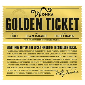 Venta al por Mayor de Fábrica, Nuevas Tarjetas Doradas de Chocolate Estilo Wonka, Billetes de Plástico con Lámina Dorada, Tarjetas de Regalo Coleccionables, Personalizables Disponibles - Product Image 4