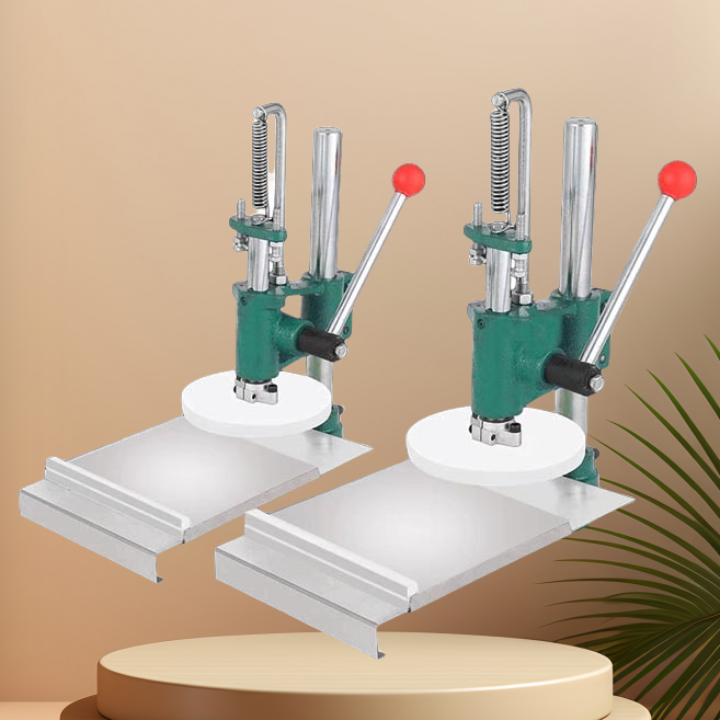 Innovative Manual Dough Press Machine for Retail Shops and Hotels Efficient Pizza and Pancake Maker