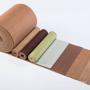 เสื่อชาไม้ไผ่ทรงสี่เหลี่ยมผืนผ้า สีธรรมชาติ ขนาด 30 ม. x 1.5 ม. ลายแบบตะวันออก สำหรับพิธีชงชา ผลิตจากอันจิ - Product Image 3