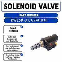 Vanne solénoïde 24V KWE5K-31/G24DB30 pour Caterpillar CAT 325D L 325C 349E 325D 336F 336D 336E C7.1 390F 330D2 345D 345C 336E HVG