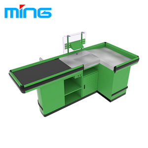 Siêu Thị Bán Lẻ Cửa Hàng Tạp Hóa Cửa Hàng Máy Thu Ngân Điện Để Bàn Quầy Thanh Toán Tự Động Có Băng Tải - Product Image 2
