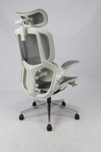 Chaise de <span class=keywords><strong>bureau</strong></span> ergonomique de luxe à dossier haut avec support lombaire réglable en gros réglable d'usine de conception d'ascenseur moderne - Product Image 4