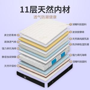 ที่นอนยางพาราธรรมชาติและใยมะพร้าวอีโค Jinlubao ขนาด 1.8 เมตร แบบพลิกกลับได้ รองรับสรีระ ระบายอากาศได้ดี สำหรับเด็ก - Product Image 2