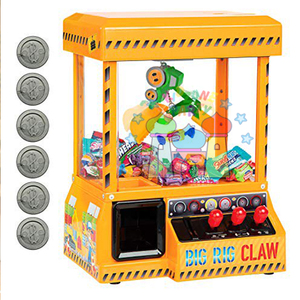 Dispensador de premios electrónicos para niños, máquina de garra con temática de bolas de fútbol, juguete de fiesta, grabador de dulces en miniatura - Product Image 2