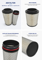 Nouveaux composants de filtre à air SRY J6 (modèle SRY-KLP2337) compatibles avec l'équipement d'origine FAW Jiefang