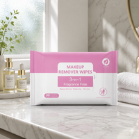 Ventes en gros ODM OEM Marque privée Lingettes démaquillantes humides très vendues OEM/DOM Lingettes pour le soin du visage