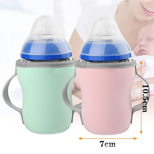 Fundas de Vidrio para Biberones Dr. Natural de Boca Estrecha de 8 oz con Doble Asa, Retención de Calor y Frío, Venta al Por Mayor - Product Image 3