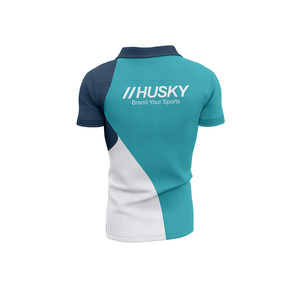 เสื้อโปโลผู้ชาย 100% โพลีเอสเตอร์ แขนสั้น แห้งเร็ว สำหรับใส่เล่นกีฬากลางแจ้ง - Product Image 6