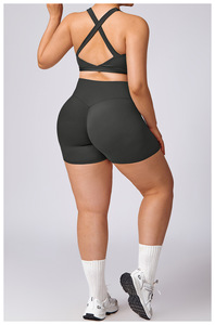 Obésité grande taille Yoga vêtements <span class=keywords><strong>pour</strong></span> femmes séchage rapide Pilates course collants sport Fitness costume - Product Image 6