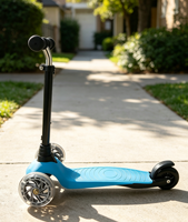 Trottinette à 3 roues YILIEN POPULAR KICK SCOOTER LS-300 pour enfants, trottinette à pousser pour l'extérieur avec roues à LED