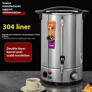 Electric <b>Hot</b> <b>Water</b> <b>Urn</b> 304 Stainless Steel Commercial <b>Hot</b> <b>Water</b> Boiler with <b>Water</b> Level Indicator Drink Dispensers - Product Image 5