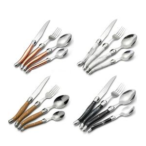 OEM Passe au lave-vaisselle Premium coloré <span class=keywords><strong>Laguiole</strong></span> <span class=keywords><strong>Couverts</strong></span> <span class=keywords><strong>Laguiole</strong></span> fantaisie Inox 18/10 Set de <span class=keywords><strong>couverts</strong></span> - Product Image 6