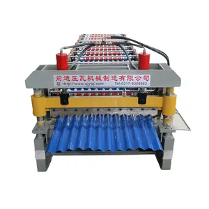 Tile Press Machine High Quality Glazed Tile Press Machine Cost Of Tiles Making Roll Forming Machine