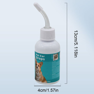 Prix usine Solution de nettoyage d'oreille naturelle sûre Gouttes de soin d'oreille pour animaux de compagnie Chats Chiens Extrait à base de plantes Gouttes d'oreille pour animaux de compagnie - Product Image 2