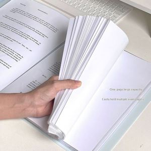 Carpeta A4 de PP con Degradado, Bolsa de Almacenamiento para Papel de Prueba, Hojas Sueltas, Gran Capacidad, para Documentos y Libros, para Estudiantes, Gruesa - Product Image 4