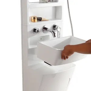 Anti-Slip Surface Yacht Integrated Full Bathroom Shower Platform Long Strip Corner Suite Toilet For Recreational Vehicle RVs