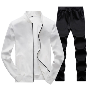 Logo personnalisé pour hommes, coupe Slim, vente en gros, combinaison de Jogging vierge, vêtements de sport, couleurs personnalisées, logo de marque, combinaison de jogging - Product Image 3