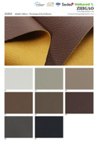 Kulit Sintetis PVC Motif Litchi 0.9mm Grosir Harga Kompetitif Langsung dari Pabrik Kulit Buatan untuk Sofa dan Tempat Duduk