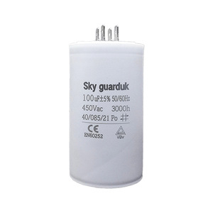 <span class=keywords><strong>Condensateur</strong></span> CBB60 à double connexion rapide, film polypropylène métallisé, pour moteur et pompe, boîtier plastique compact, série 450V <span class=keywords><strong>Démarrage</strong></span>/Entraînement - Product Image 2