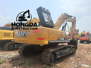 Excavadoras originales SANY SY335 2023, máquina en buenas condiciones a la venta, excavadora sobre orugas DPF 90%, nueva, 33 toneladas - Product Image 3