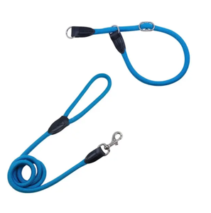 Collier et laisse d'entraînement en corde de couleur unie de qualité supérieure en gros, en nylon pour la marche en plein air des animaux de compagnie - Product Image 1