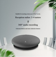 Haut-parleur de conférence avec micro omnidirectionnel 360°, réduction du bruit, annulation de l'écho, direct usine pour Zoom Teams Room