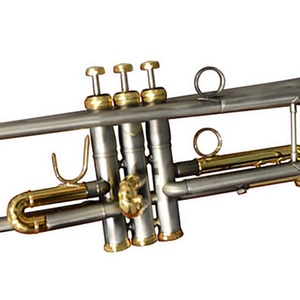 Trompeta Profesional en Sib, Acabado Plateado Antiguo, Instrumento <span class=keywords><strong>de</strong></span> Latón Premium para Adultos y Principiantes - Product Image 5