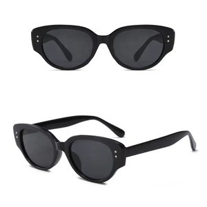 Lunettes de soleil ovales tendance rétro pour enfants, protection solaire, nouvelle collection rose œil de chat, vente en gros - Product Image 5