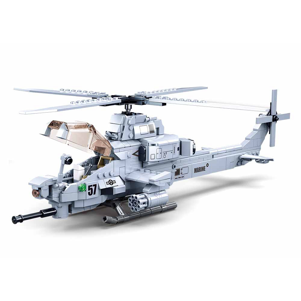 SlubanビルディングブロックM38-B0838 AH-1Z攻撃ヘリコプター