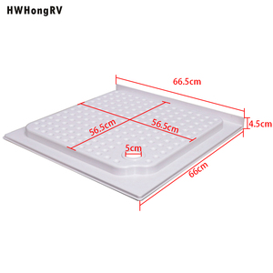 Accessoires de <span class=keywords><strong>camping</strong></span>-<span class=keywords><strong>car</strong></span>, caravane en acrylique, Surface de sol de salle de bain, poêle de douche, panneau de pièce personnalisé OEM - Product Image 5