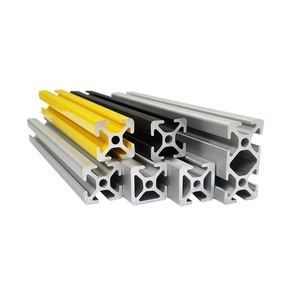 Profils en <span class=keywords><strong>aluminium</strong></span> pour systèmes de charpente à rainure en T 40x40mm, extrusion 4040, en alliage d'<span class=keywords><strong>aluminium</strong></span> industriel 6063, à vendre, <span class=keywords><strong>catalogue</strong></span> - Product Image 6