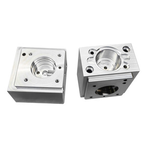 Bloc de vanne solénoïde pneumatique en métal usiné CNC, régulation de tension, inversion de flux, haute température, utilisation dans l'industrie alimentaire - Product Image 1