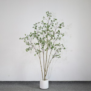 2025 nouvel arbre <span class=keywords><strong>Toona</strong></span> artificiel avec feuilles réalistes Faux arbre intérieur extérieur pour bureau à domicile salon chambre porche décor - Product Image 3