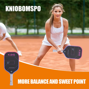 Paleta de Pickleball de Fibra de Carbono Lisa para Interiores y Exteriores, Diseño Popular, Venta al Por Mayor de Fábrica, USAPA GEN 5 - Product Image 2