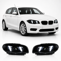 Ensemble de phares LED Rapid-Start 6000K pour BMW Série 1 E87 2004-2011, boîtier renforcé en ABS, installation Plug+Play