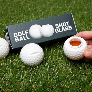 Ensemble de 3 verres à liqueur en plastique en forme de balle de <span class=keywords><strong>golf</strong></span> de qualité alimentaire pour les amateurs de <span class=keywords><strong>golf</strong></span>. - Product Image 2