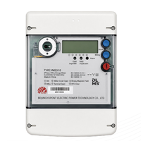 Compteur intelligent triphasé Yupont YMS310 Classe 1.0 250x170x80mm kWh Kvarh KVAh avec correction du facteur de puissance, prêt pour l'efficacité énergétique IEC